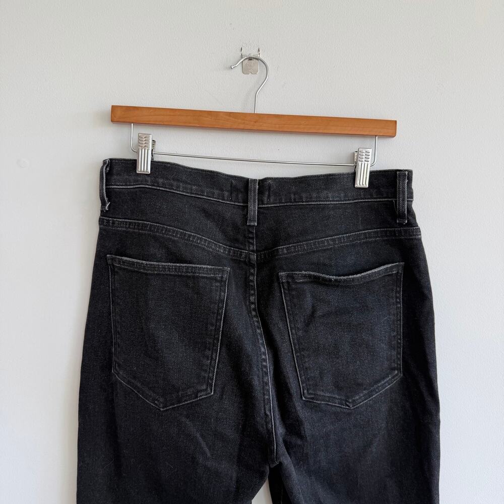 Agolde High Rise Straight Jeans Black 30 - Picture 6 of 6